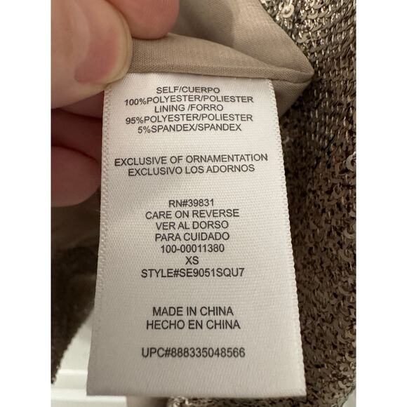 Sam Edelman Sequin Boyfriend Blazer Size XS - Picture 5 of 5